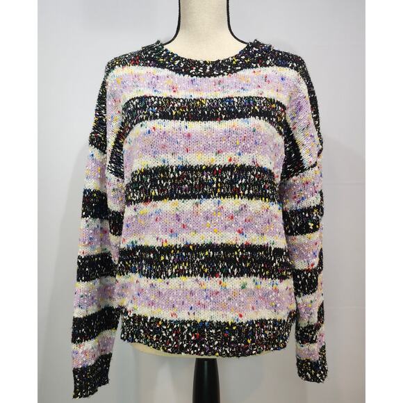 Absolutely Creative Worldwide Sweater Multi-colored Striped M - Picture 1 of 7